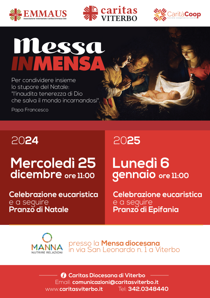 Messa in mensa di Natale ed Epifania