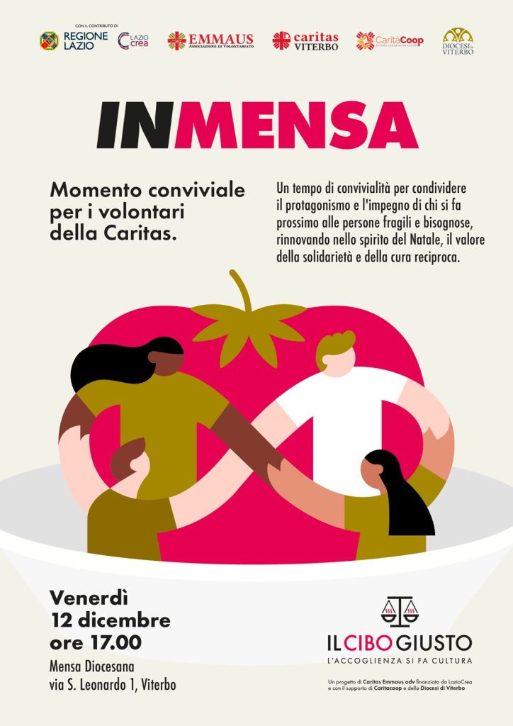 Momento conviviale per i volontari della Caritas